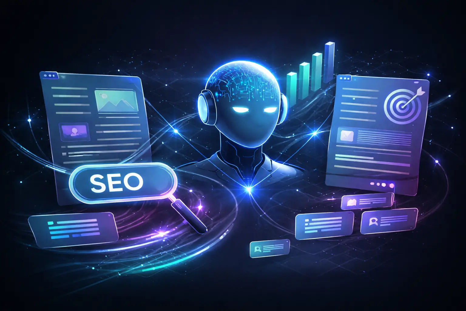 AI SEO कंटेंट जनरेटर से साइट ट्रैफिक और रैंकिंग बढ़ाएँ