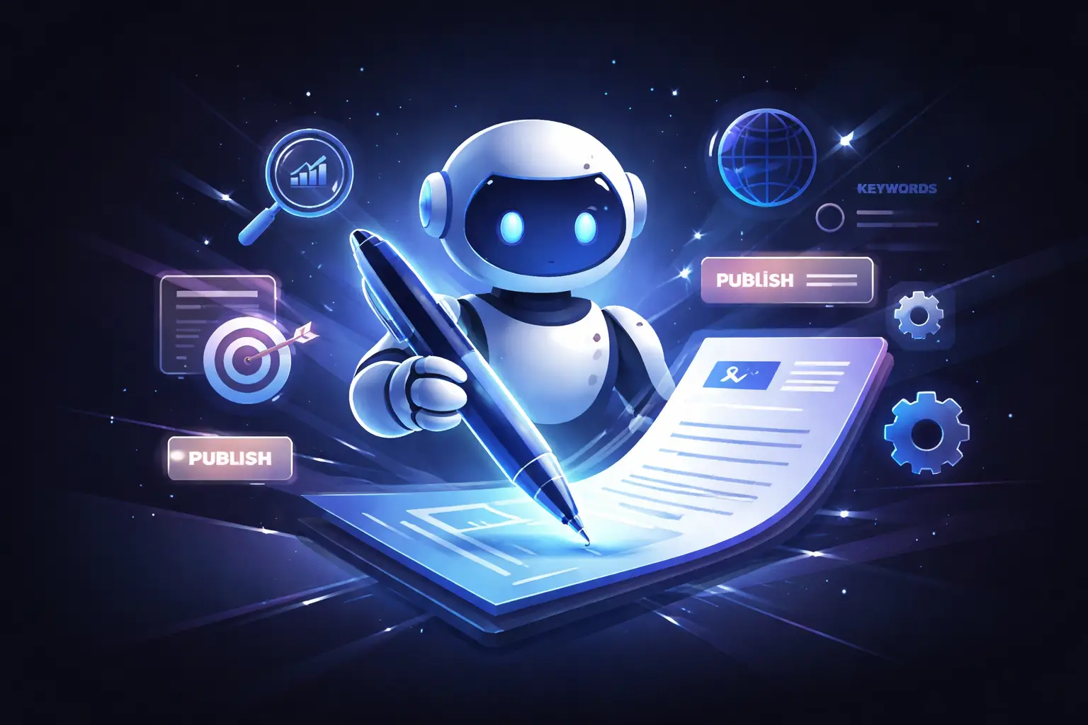 AI нависандаи блог барои SEO ва истеҳсоли мундариҷа дар миқёс