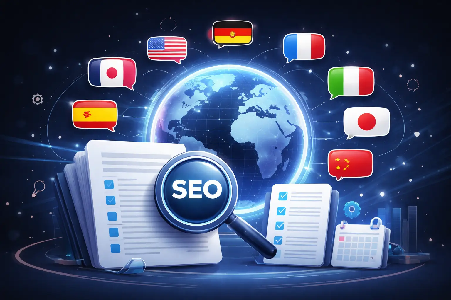 Générateur de contenu SEO multilingue pour l'international
