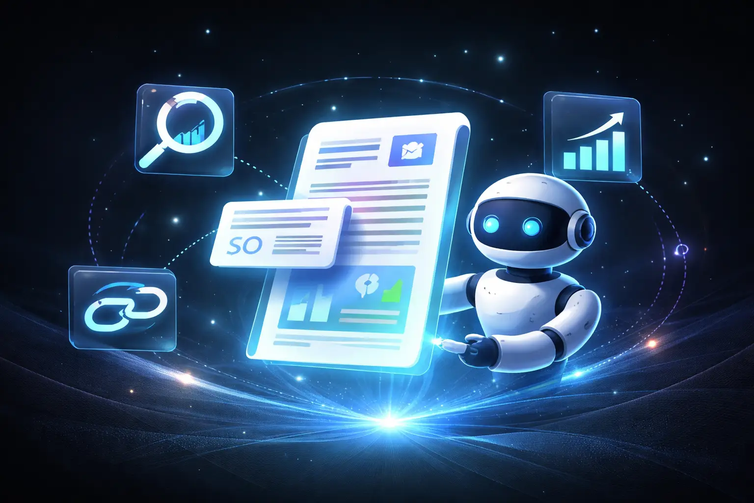 AI SEO innehållsgenerator som förbättrar din ranking
