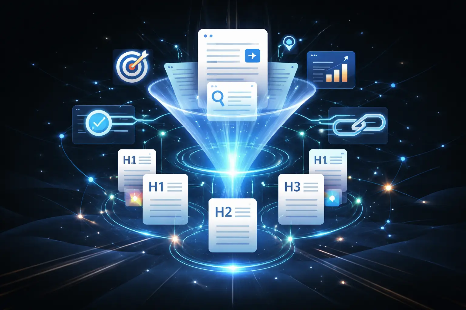 SEO مواد آٹومیشن ٹول سے منظم مواد اور موضوعی اتھارٹی
